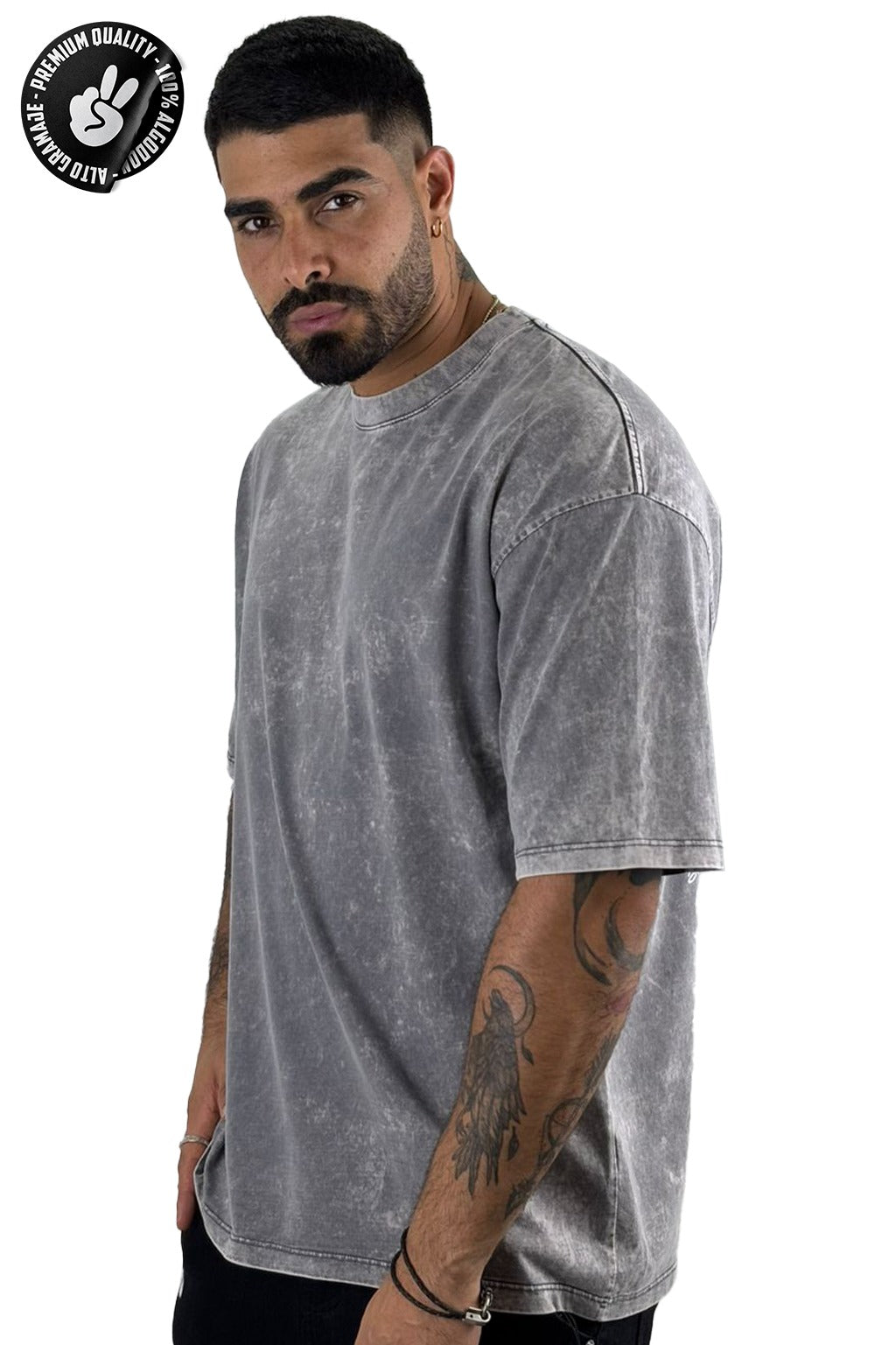 Oversize grey Stark Alto Gramaje