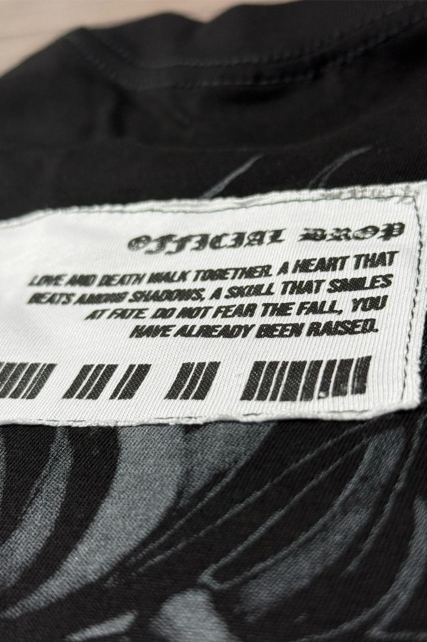 Oversize Negra Blessed Mercy Alto Gramaje