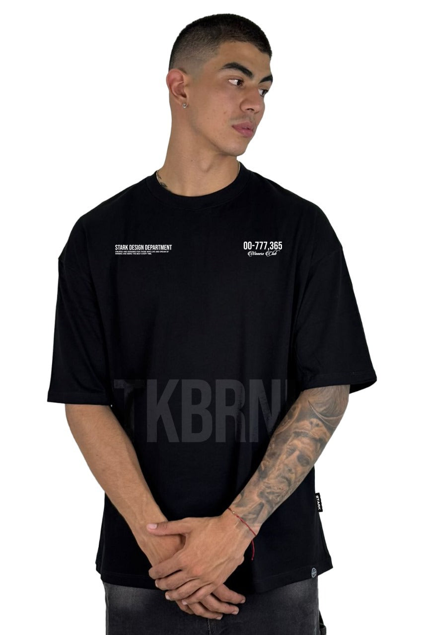 Oversize Negra stk 777-365 alto gramaje