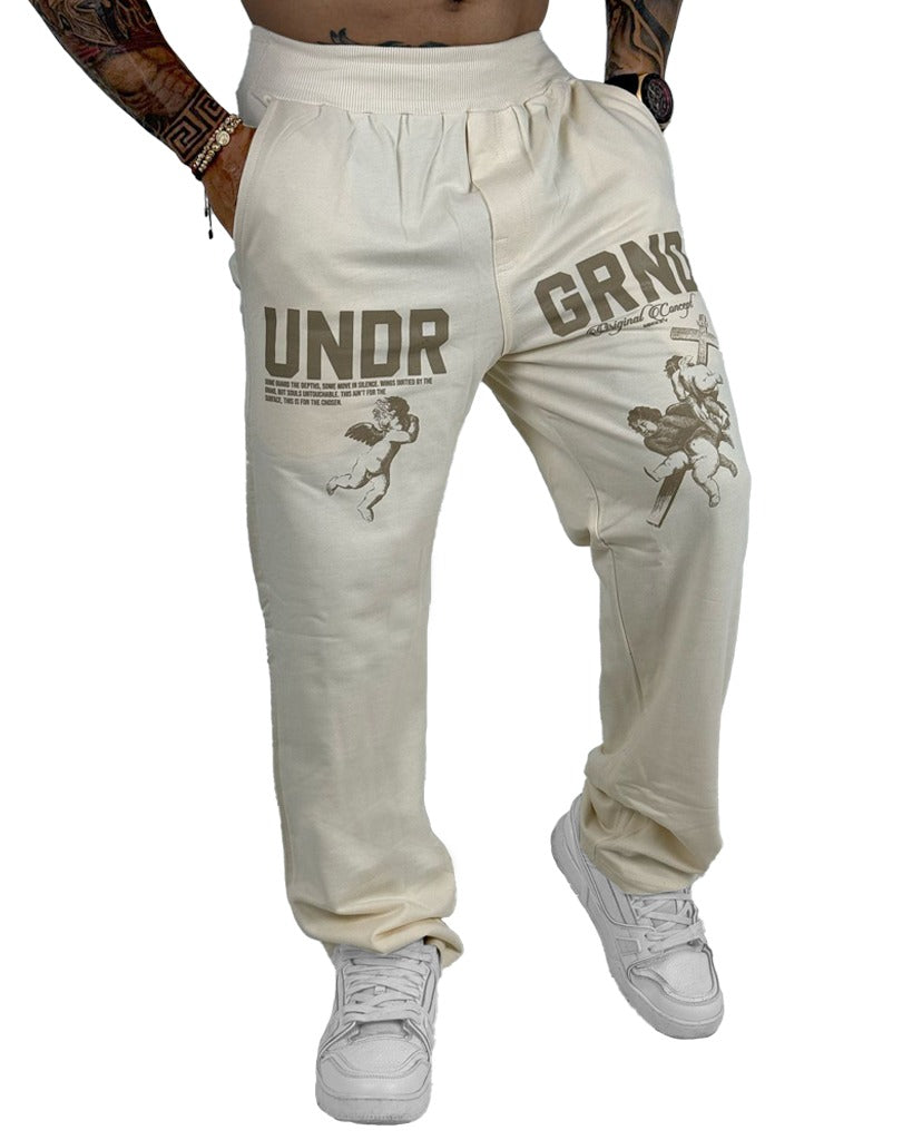 Sudadera Crema Undr grnd