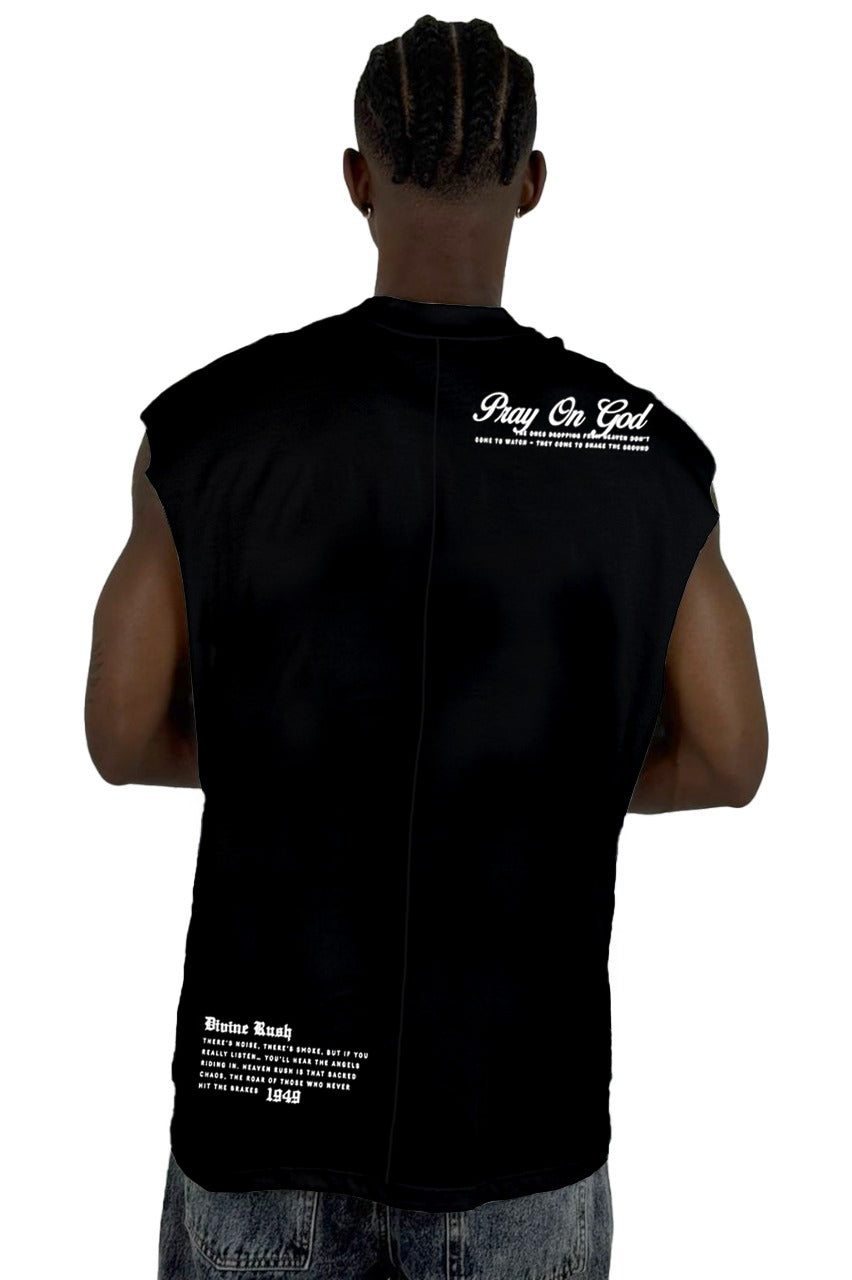 Camisilla Negra Heaven Rush Virgen