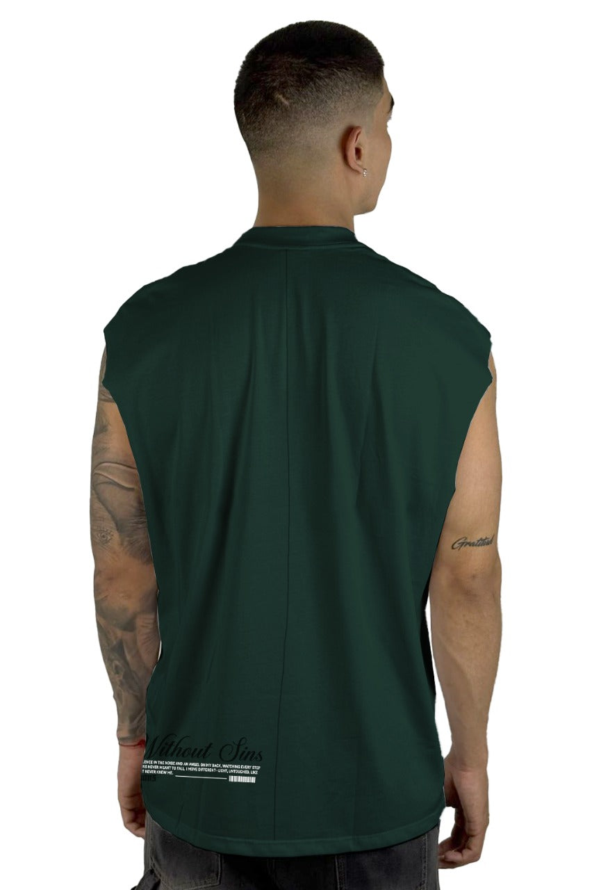 Camisilla Verde Without Sins Alto Gramaje