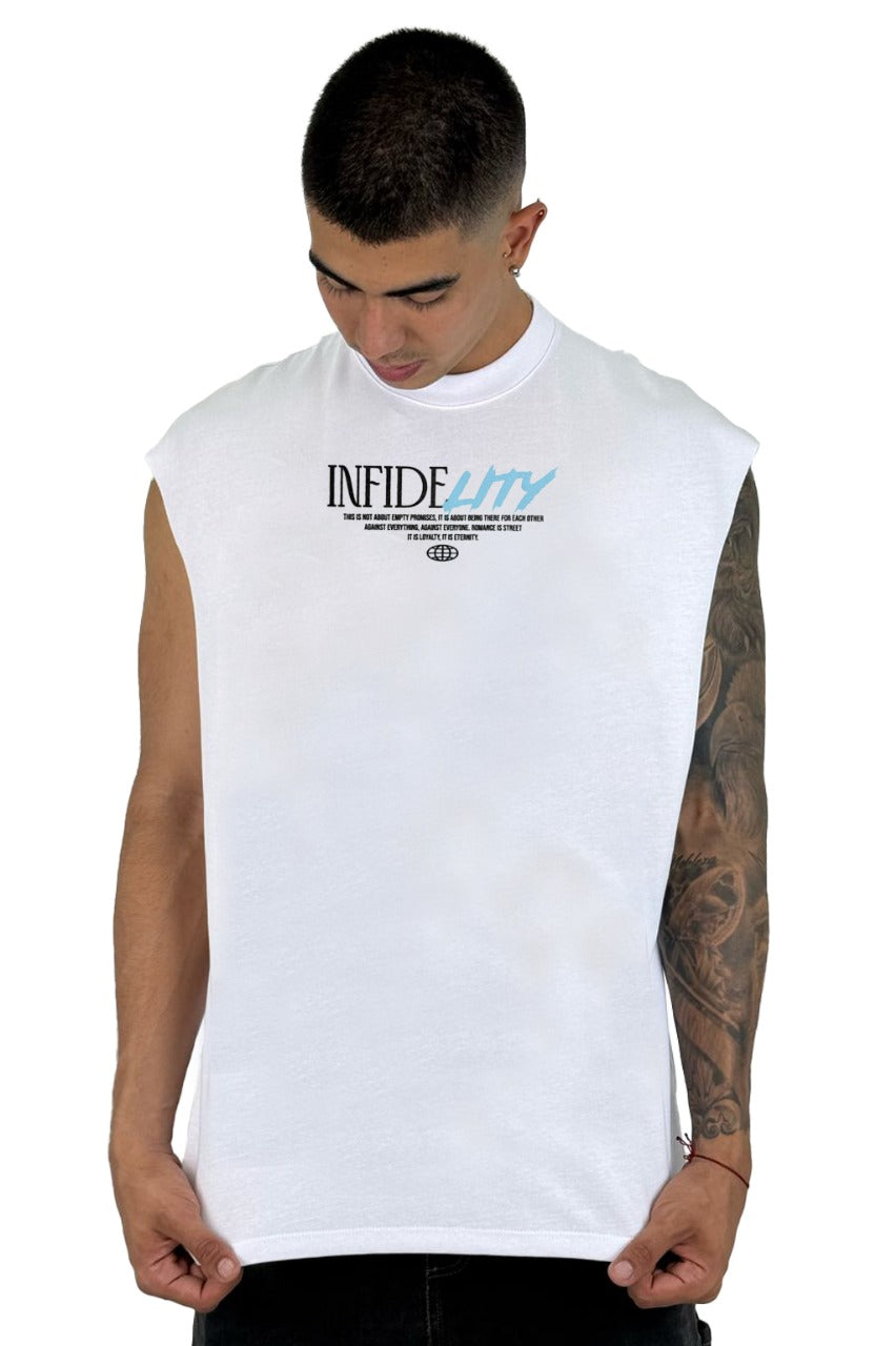 Camisilla Blanca Infidelity Alto Gramaje