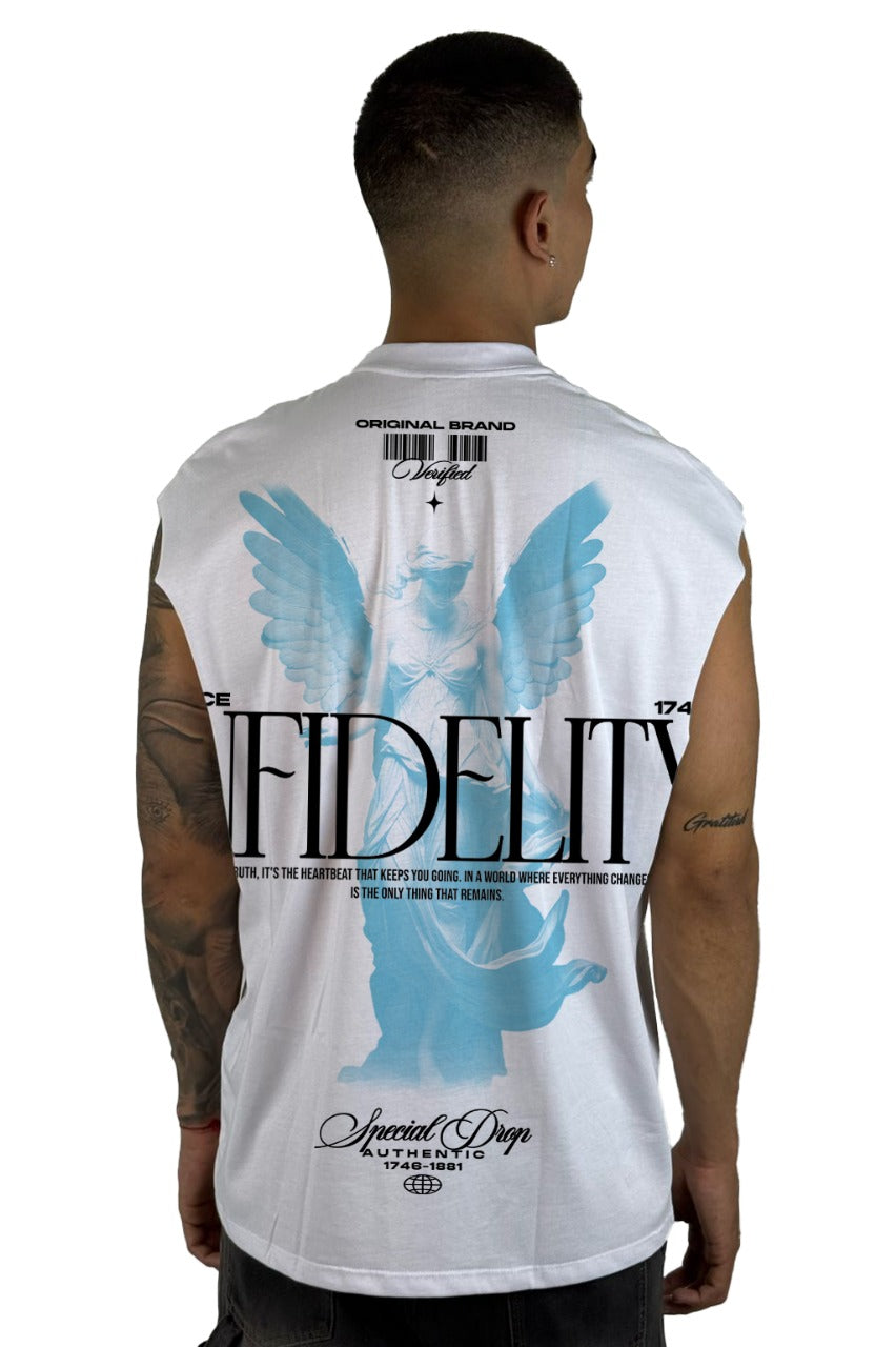 Camisilla Blanca Infidelity Alto Gramaje