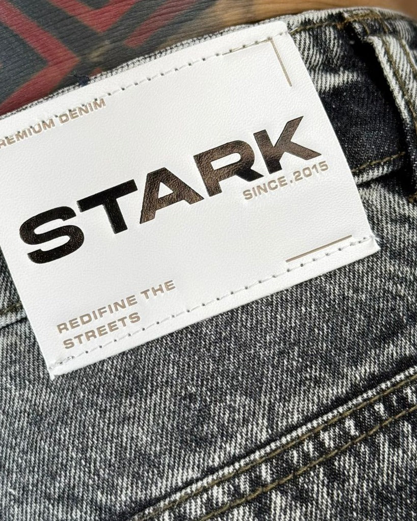 Jean Baggy negro cargo bi negro rotos 007-2