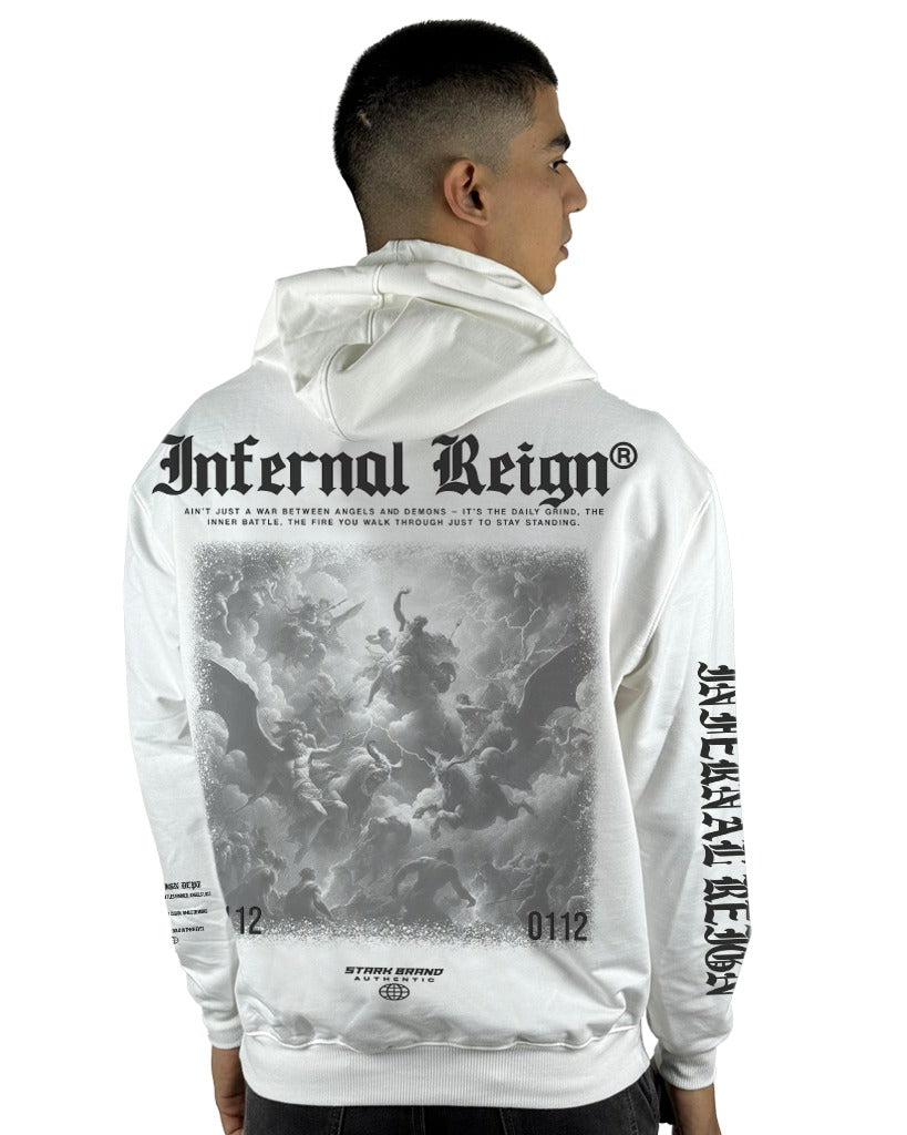 Buzo Capucha Blanco Infernal Reign