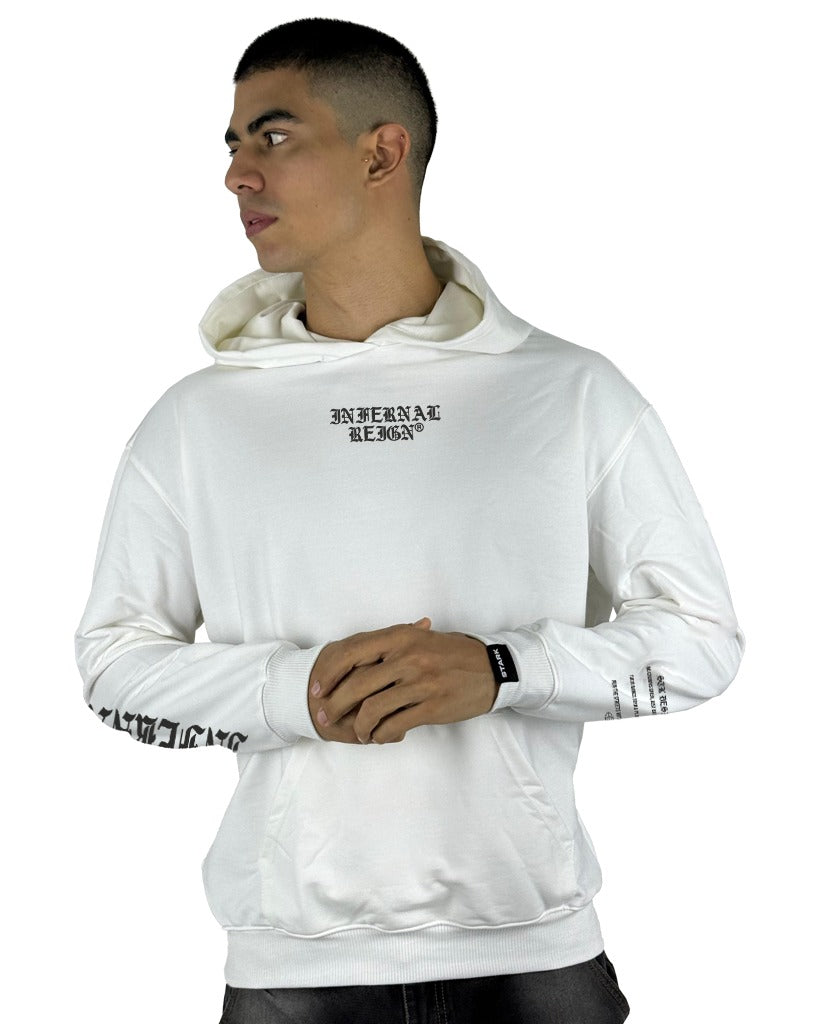 Buzo Capucha Blanco Infernal Reign