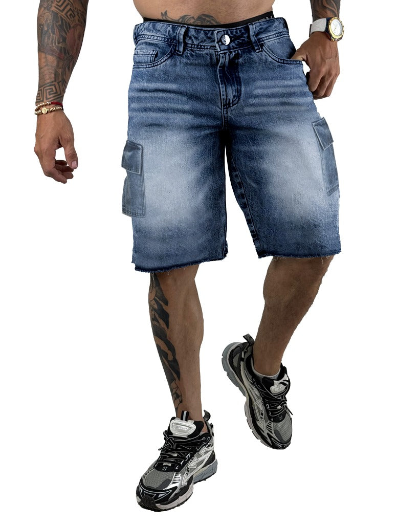 Bermuda Cargo azul 1008-3