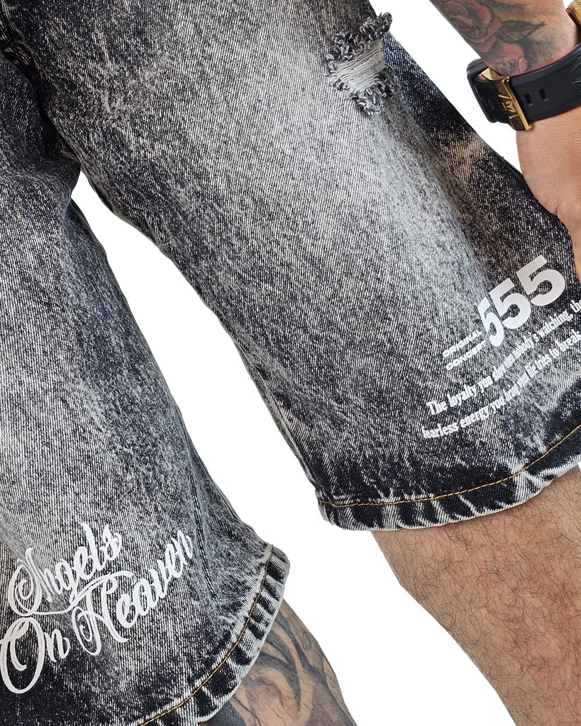 Bermuda Clasico Reservas Negro Bg stamp Ángeles 555 - 0014