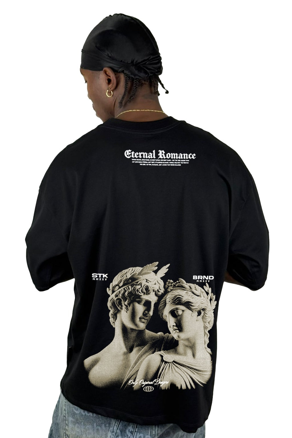 Oversize Negra Eternal Romance Alto Gramaje