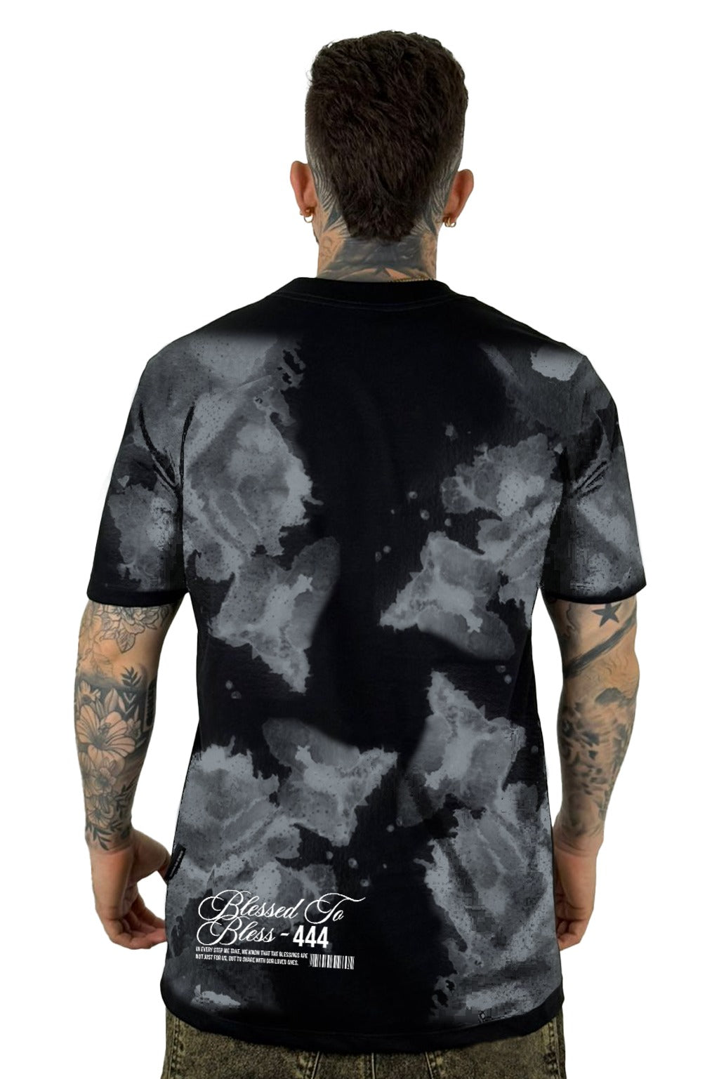 Camiseta Negra 444 alto gramaje