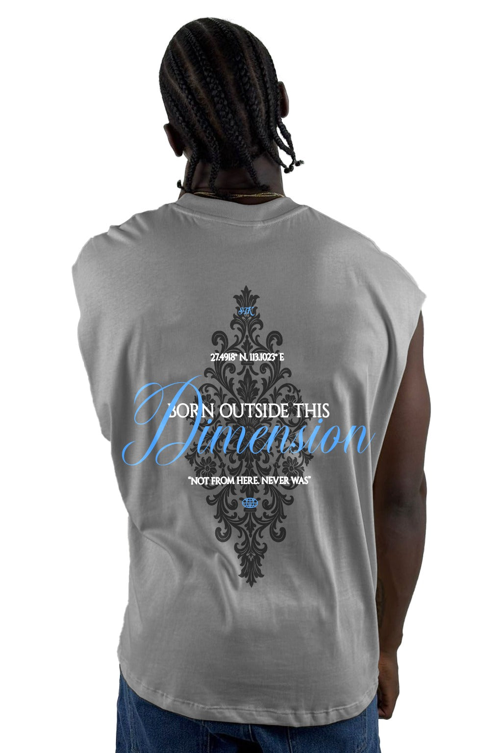 Camisilla Gris Dimension Alto Gramaje