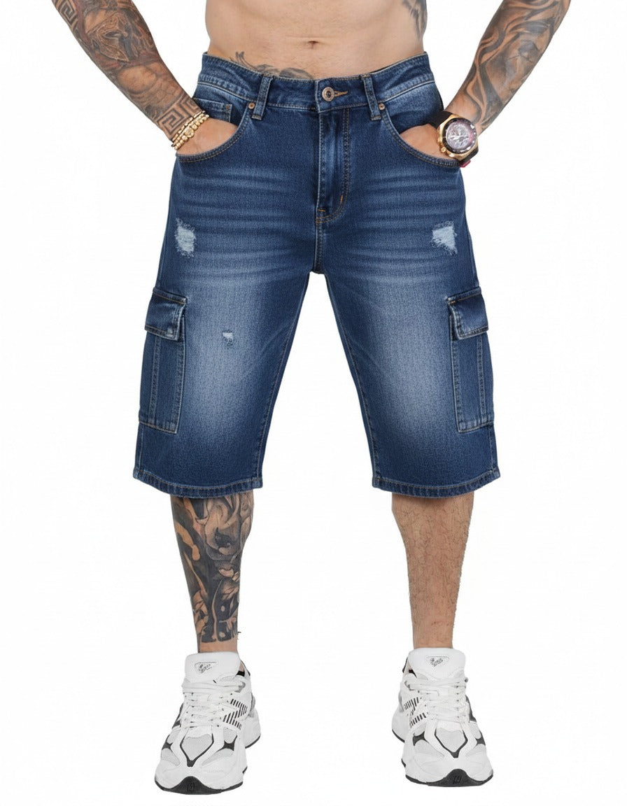 Mocho cargo azul bigotes rotos 007/2