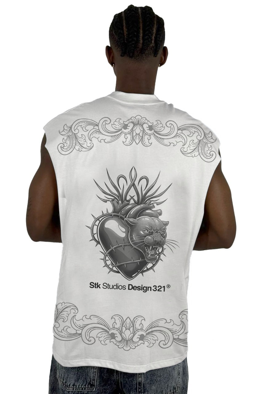 Camisilla Crudo Sacred Heart Alto Gramaje