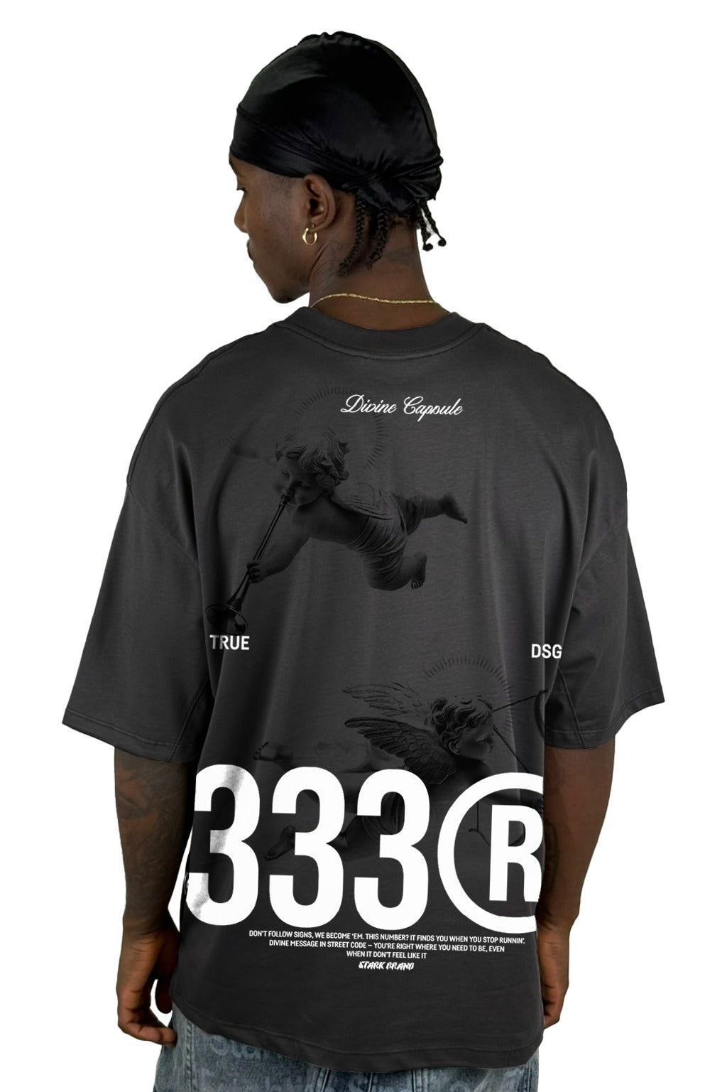 Oversize Gris Humo Divine DSGN 333R Alto Gramaje
