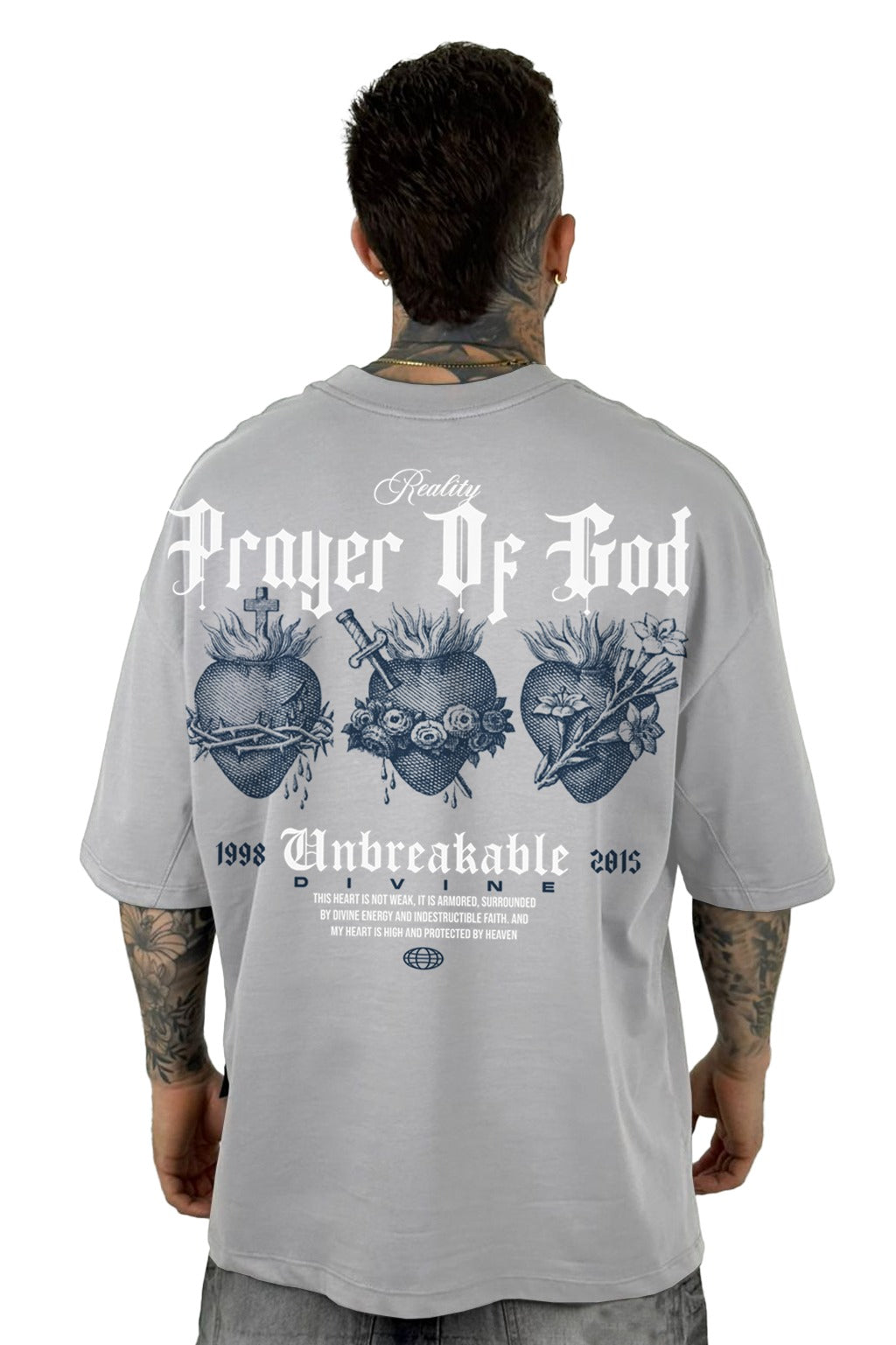 Oversize Gris Prayer Of God Alto Gramaje