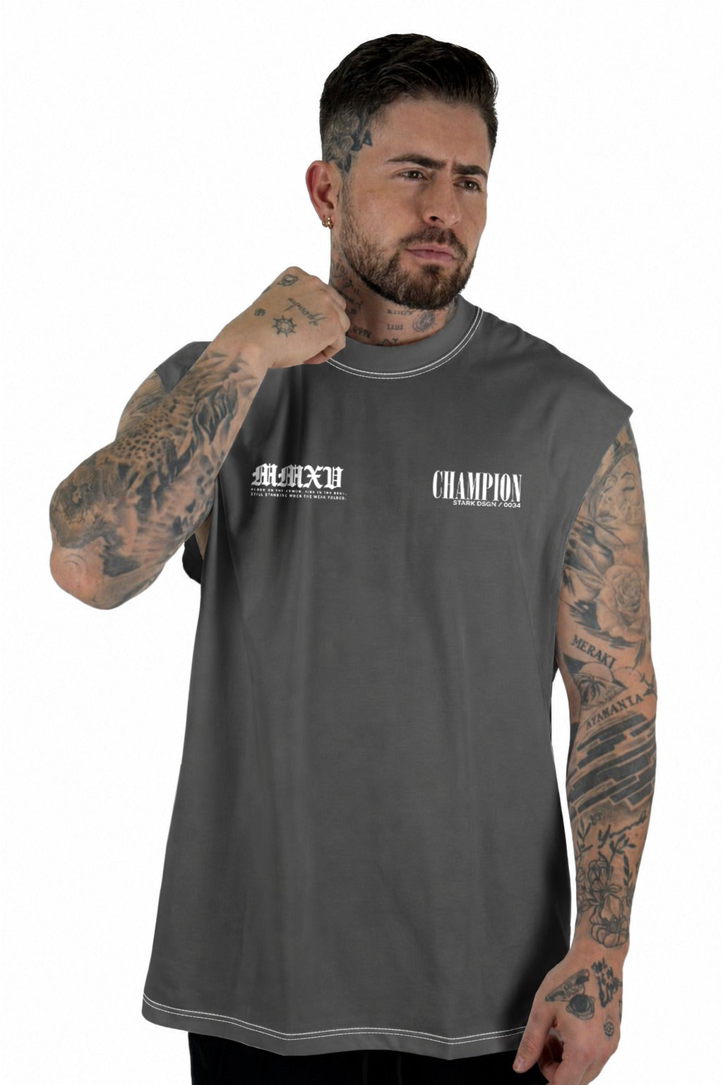 Camisilla Gris Champion Alto Gramaje