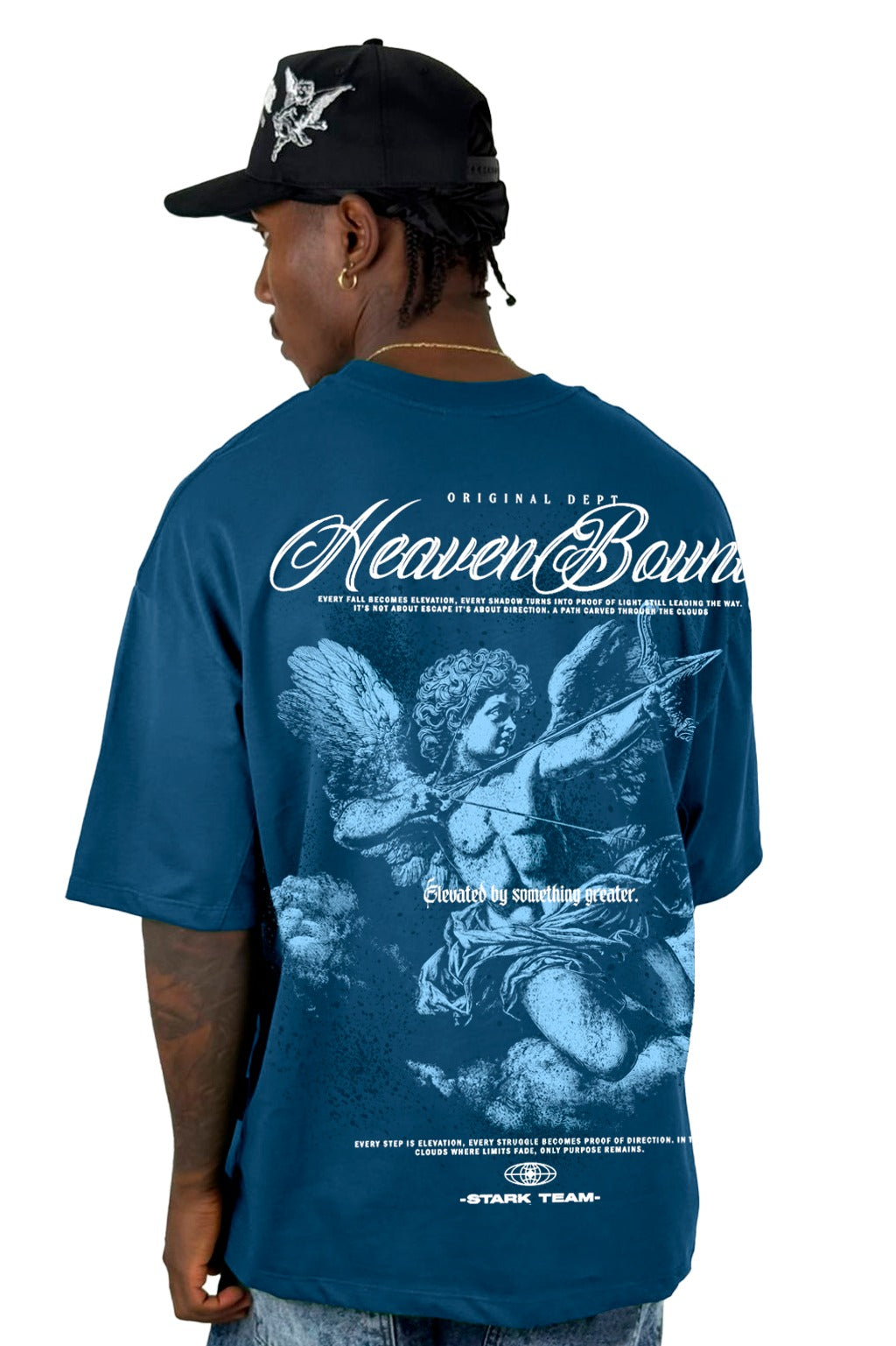 Oversize Azul Heaven Bound Alto Gramaje