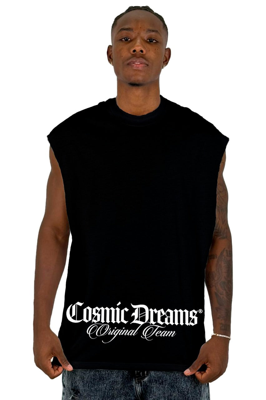 Camisilla Negra Cosmic Dreams Alto Gramaje
