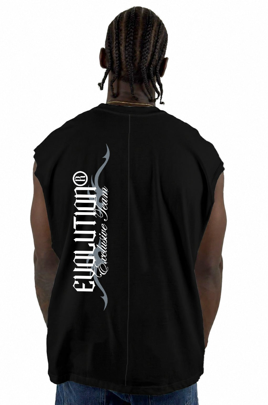 Camisilla Negra Evolution Alto Gramaje