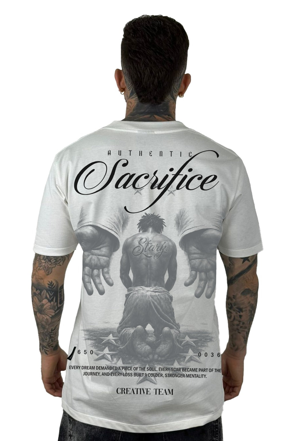Camiseta Crudo Sacrifice Alto Gramaje