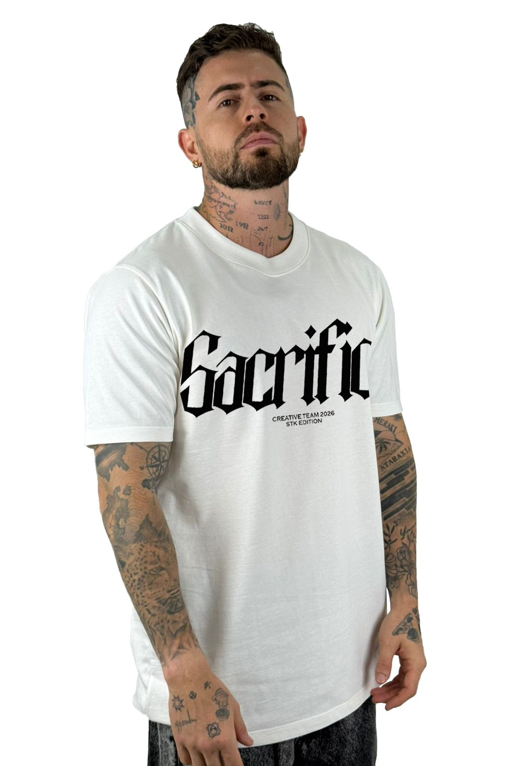 Camiseta Crudo Sacrifice Alto Gramaje