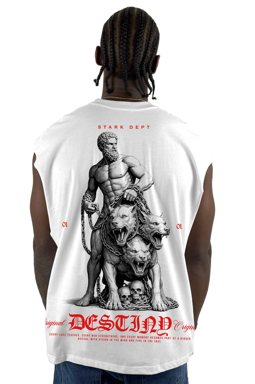 Camisilla Crudo Destiny Esculture Dog Alto Gramaje