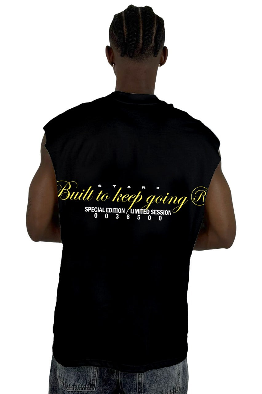 Camisilla Negra Gladiador Unstoppable Alto Gramaje