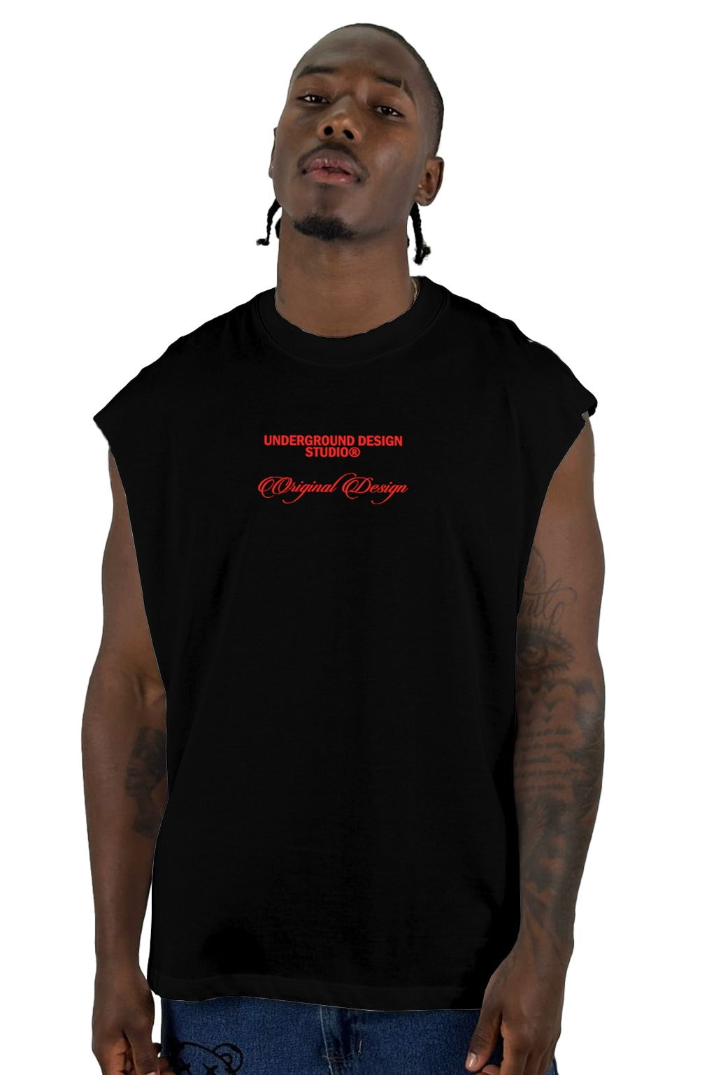 Camisilla Negra Underground Design Alto Gramaje