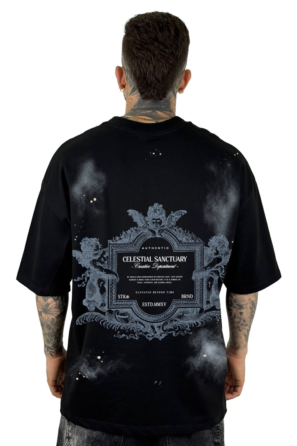 Oversize Negra Celestial Santuary Alto Gramaje
