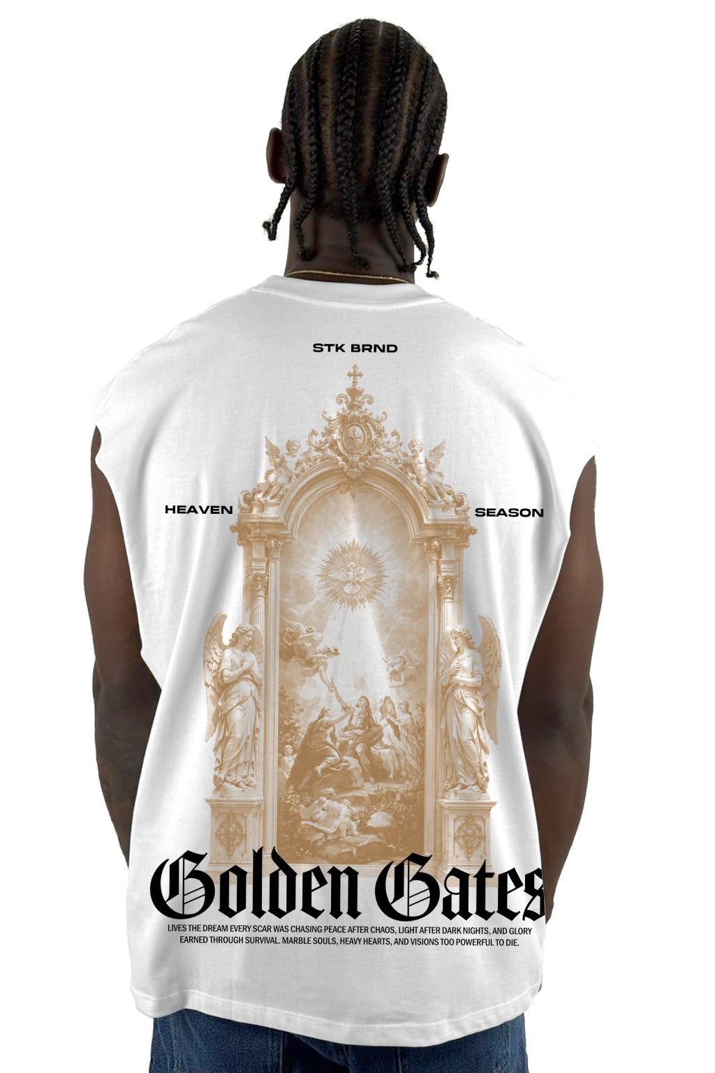 Camisilla Crudo Golden Gates Alto Gramaje