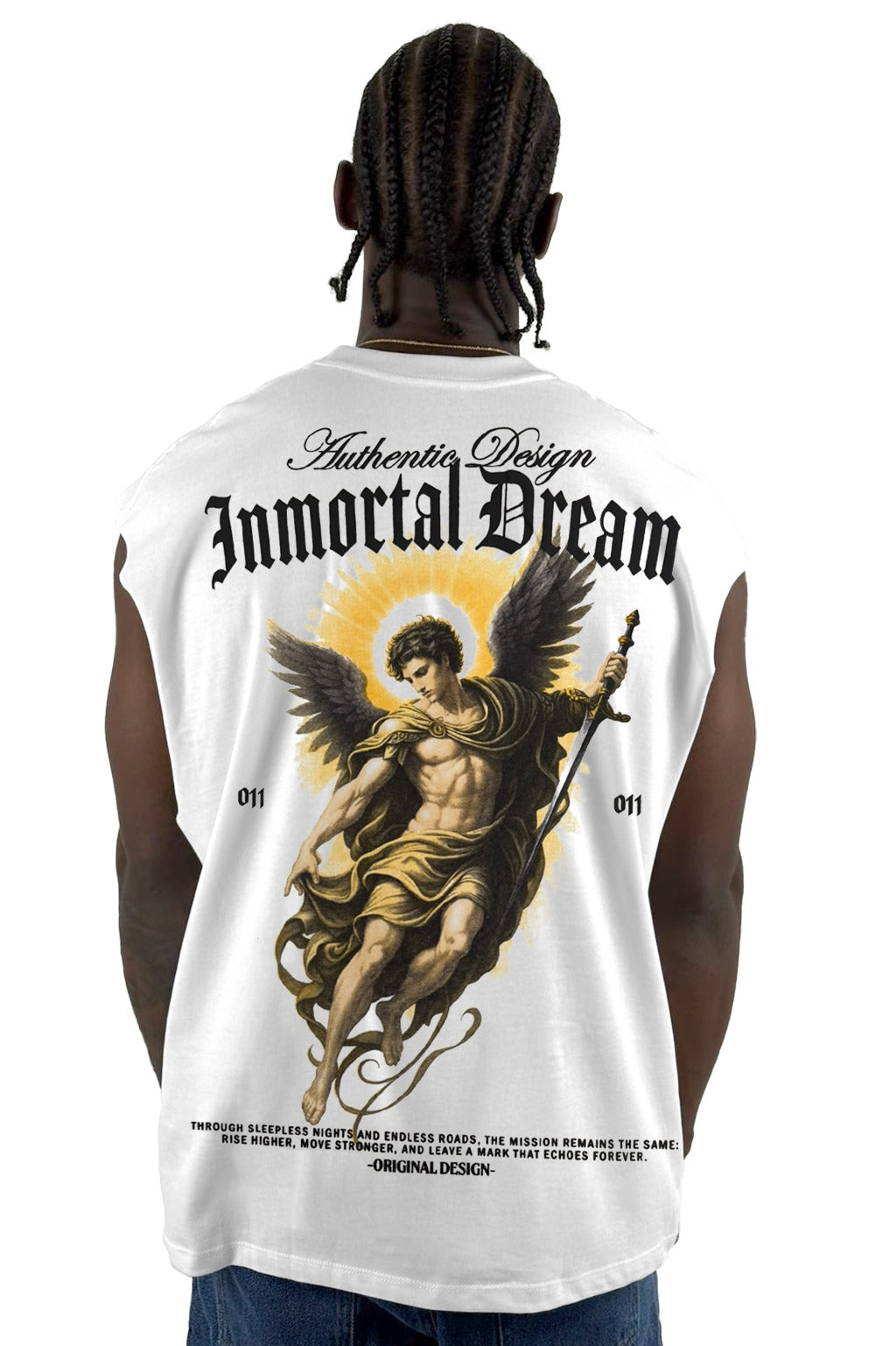 Camisilla Crudo Inmortal Dream Alto Gramaje