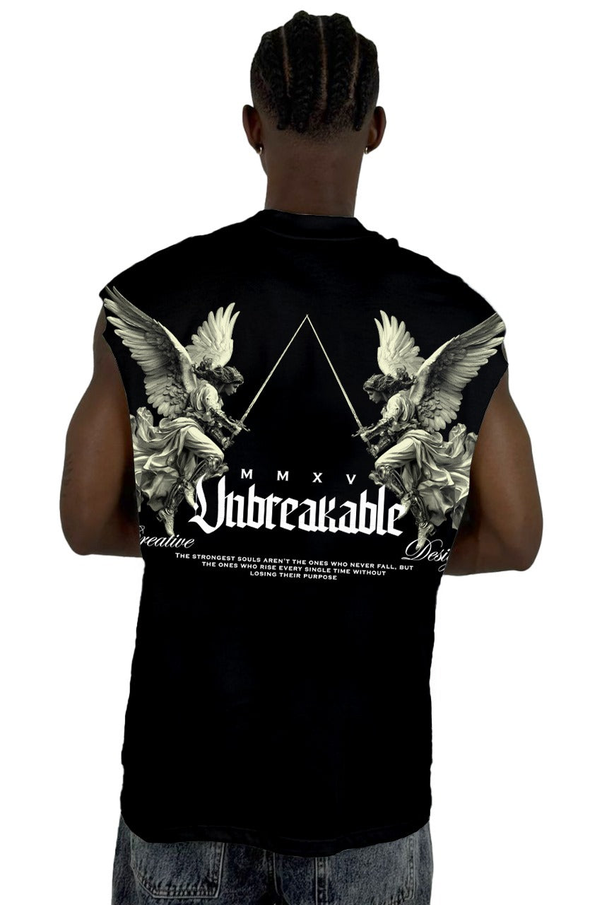 Camisilla Negra Unbreakable Alto Gramaje