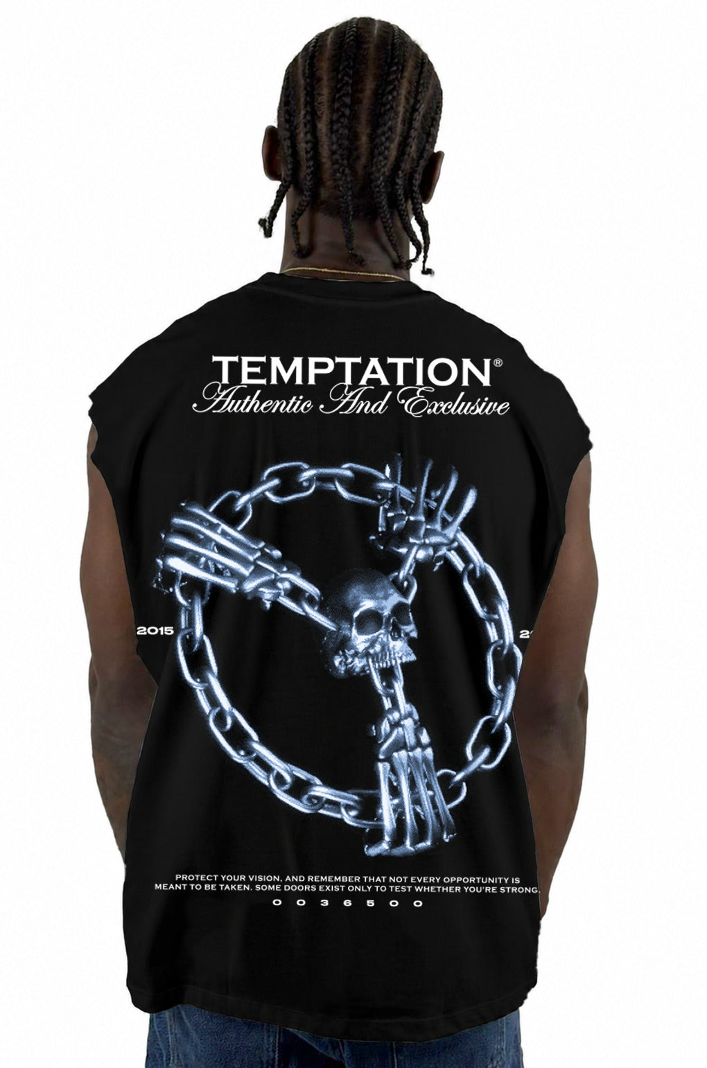 Camisilla Negra Temptation Alto Gramaje