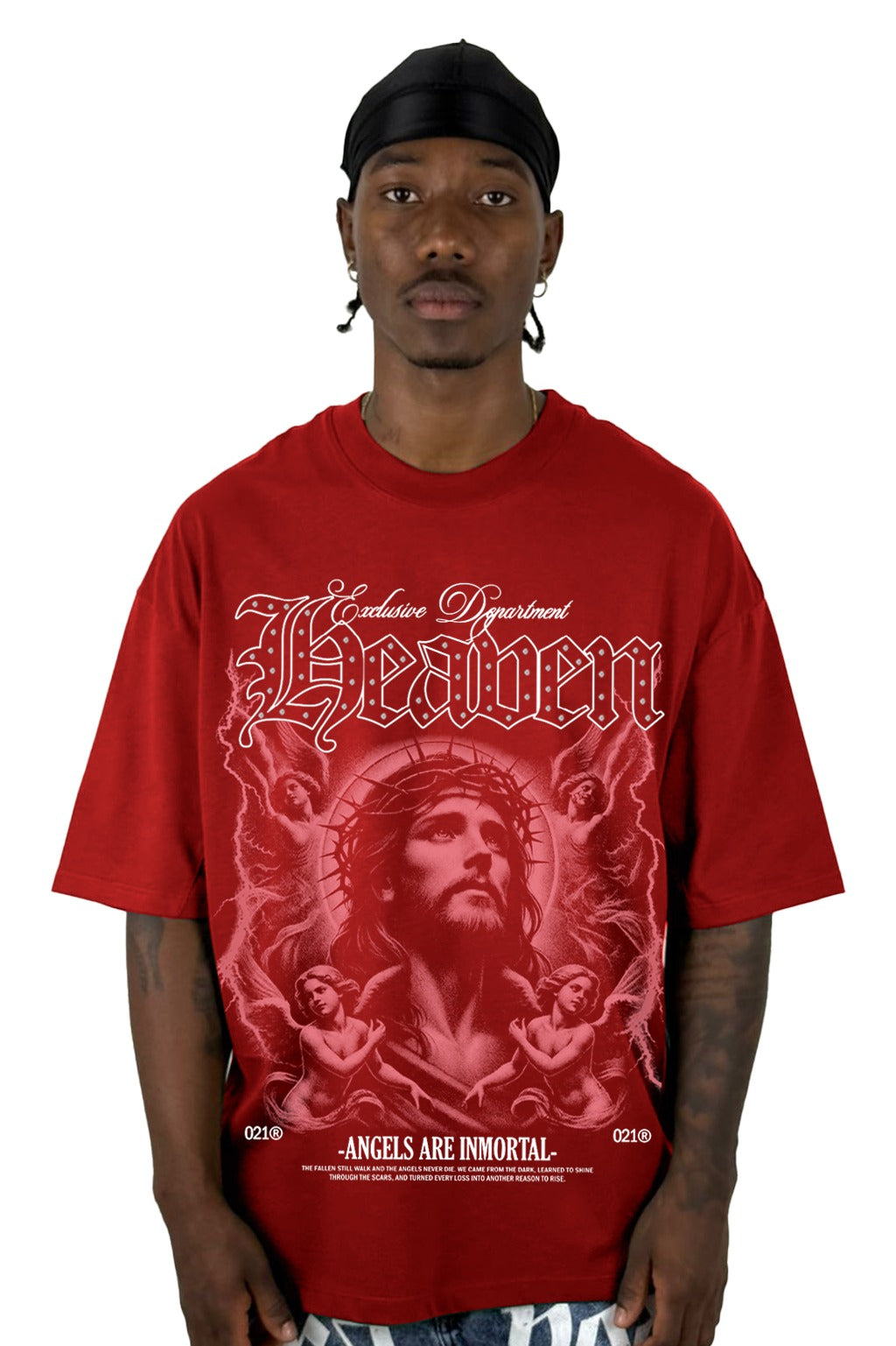Oversize Roja Angels Are Inmortal Pedreria Alto Gramaje