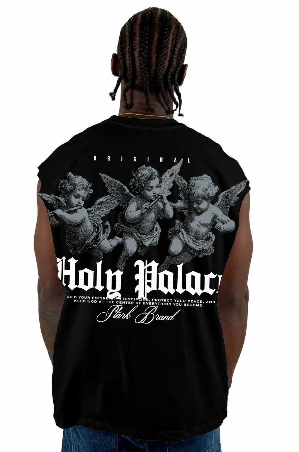 Camisilla Negra Holy Palace Angeles Alto Gramaje
