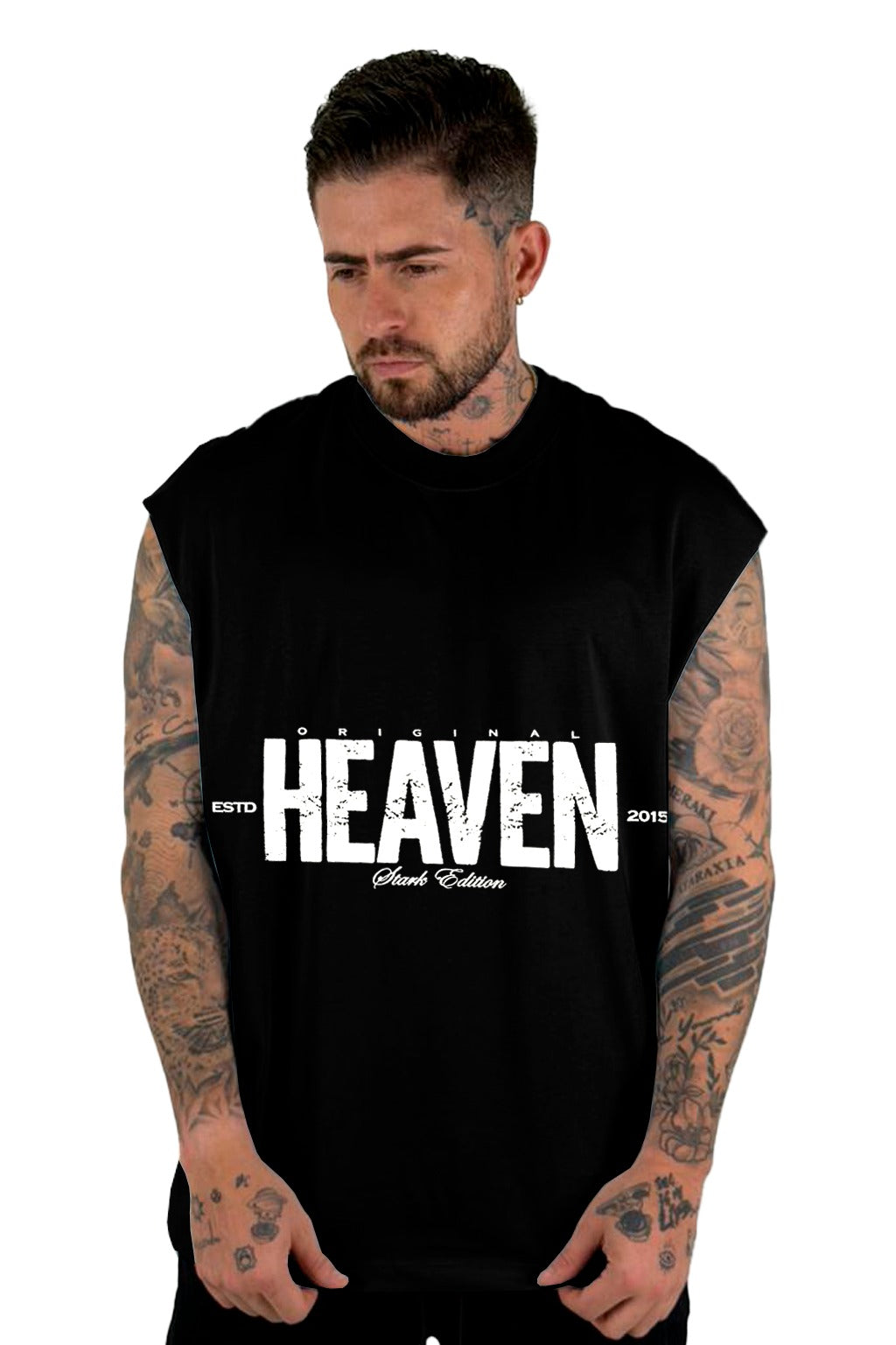 Camisilla Negra Heaven Alto Gramaje