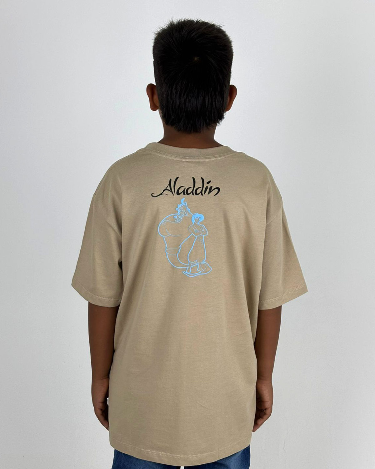 Oversize Niño Aladdin Alto Gramaje Color Crema