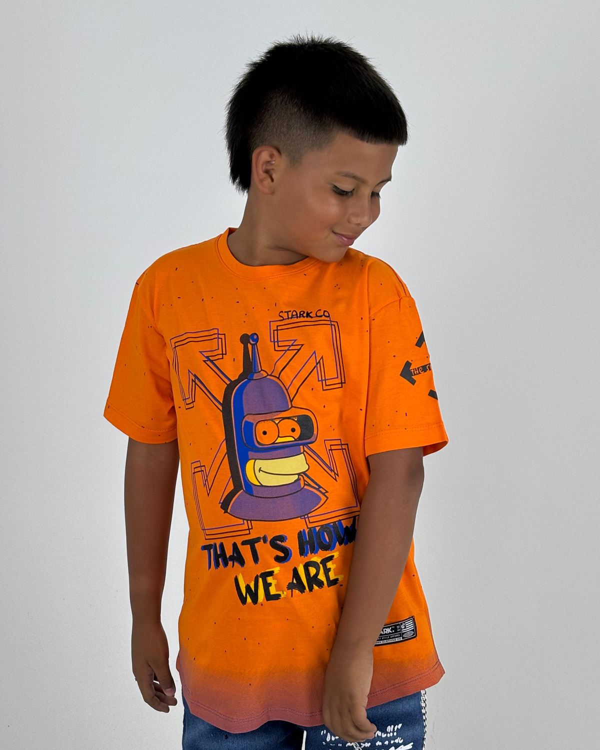 Oversize Niño Bnder Naranja