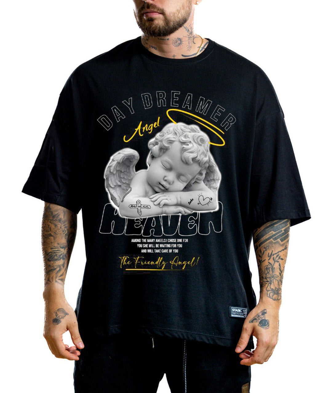 Oversize negra Angel Heaven