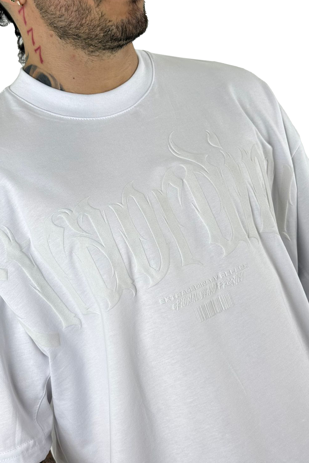 Oversize extraordinary blanco alto gramaje