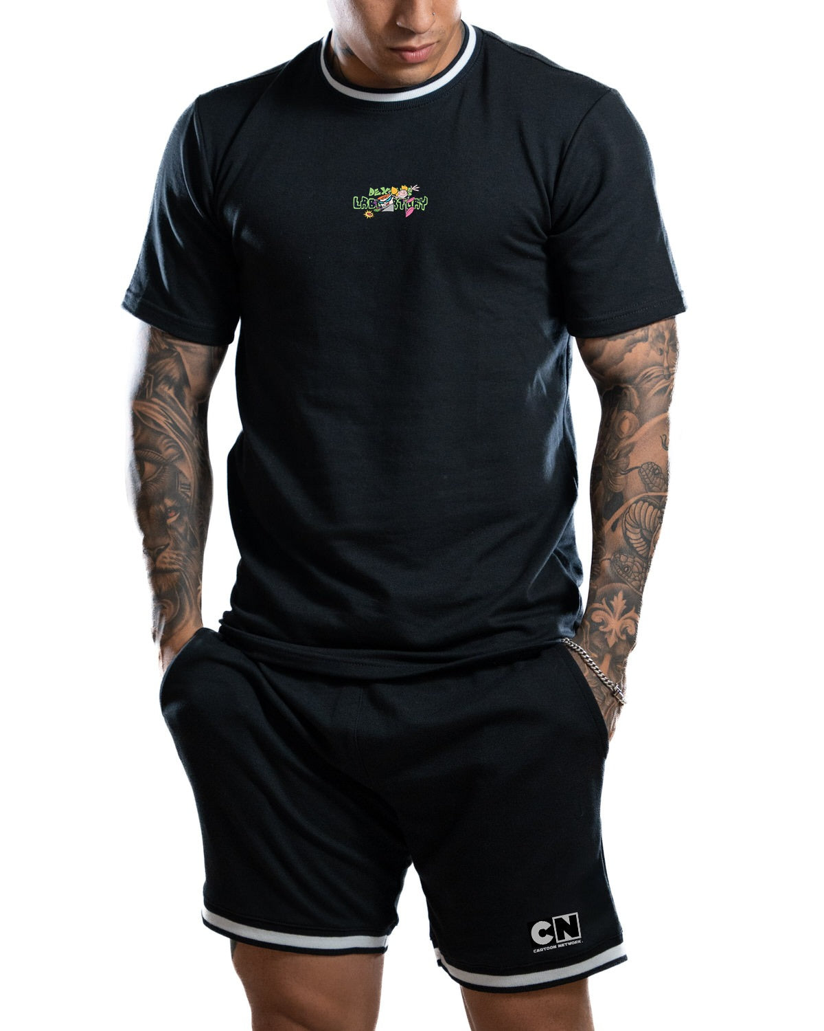 Conjunto Negro Laboratorio Dexter