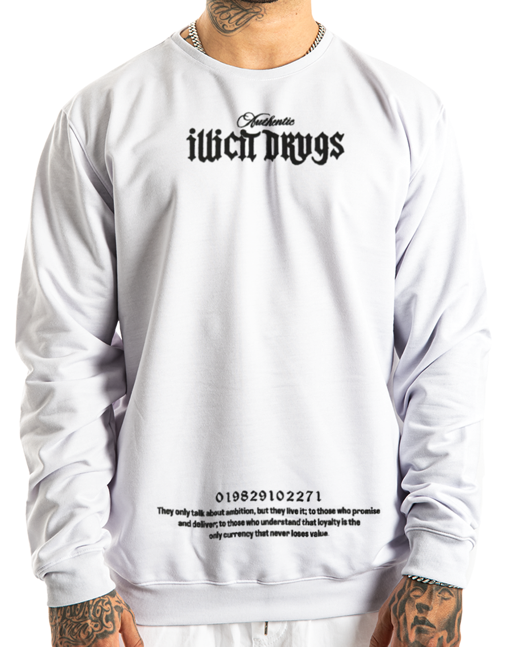 Buzo blanco ilicit haze