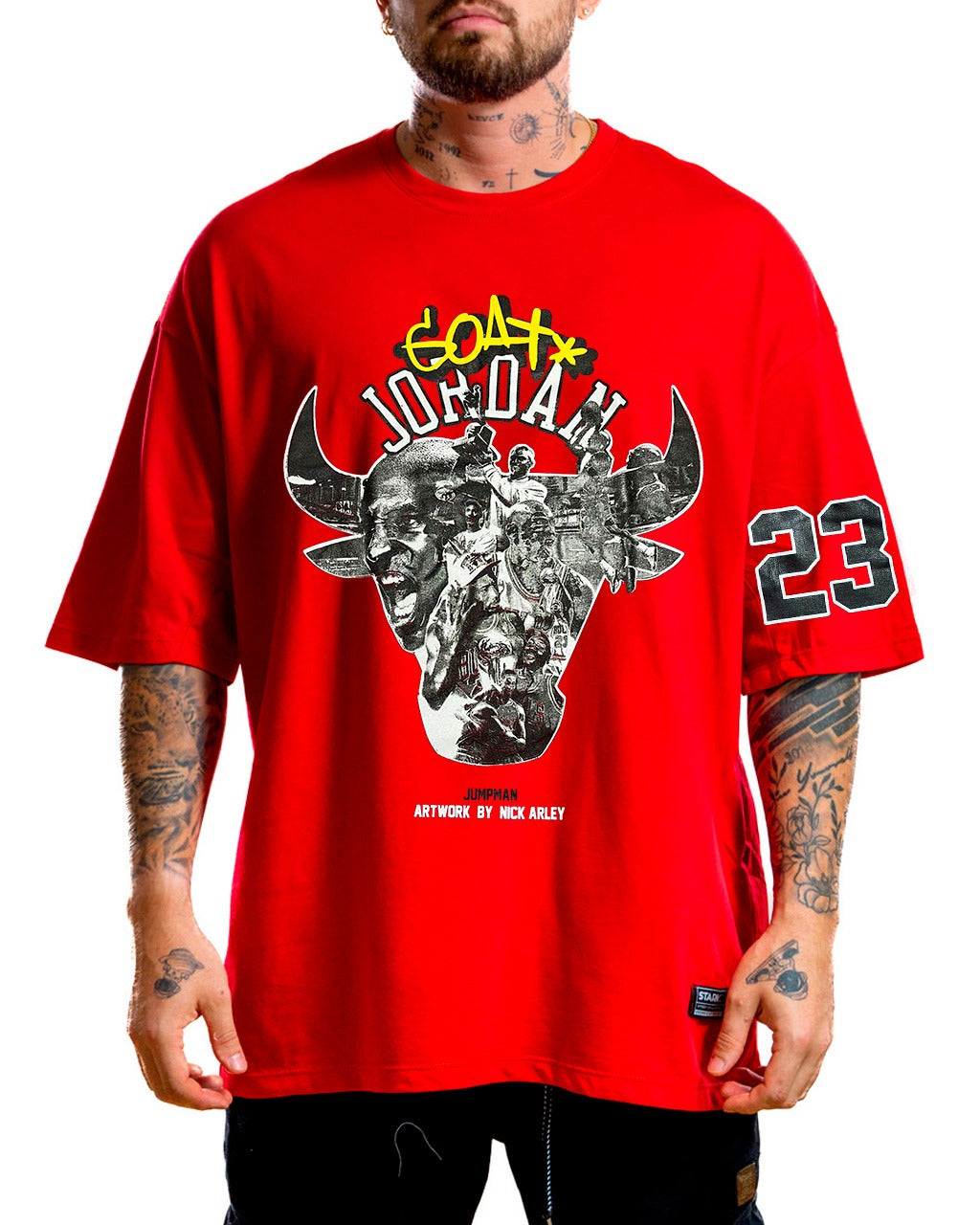 Oversize rojo jordan 23