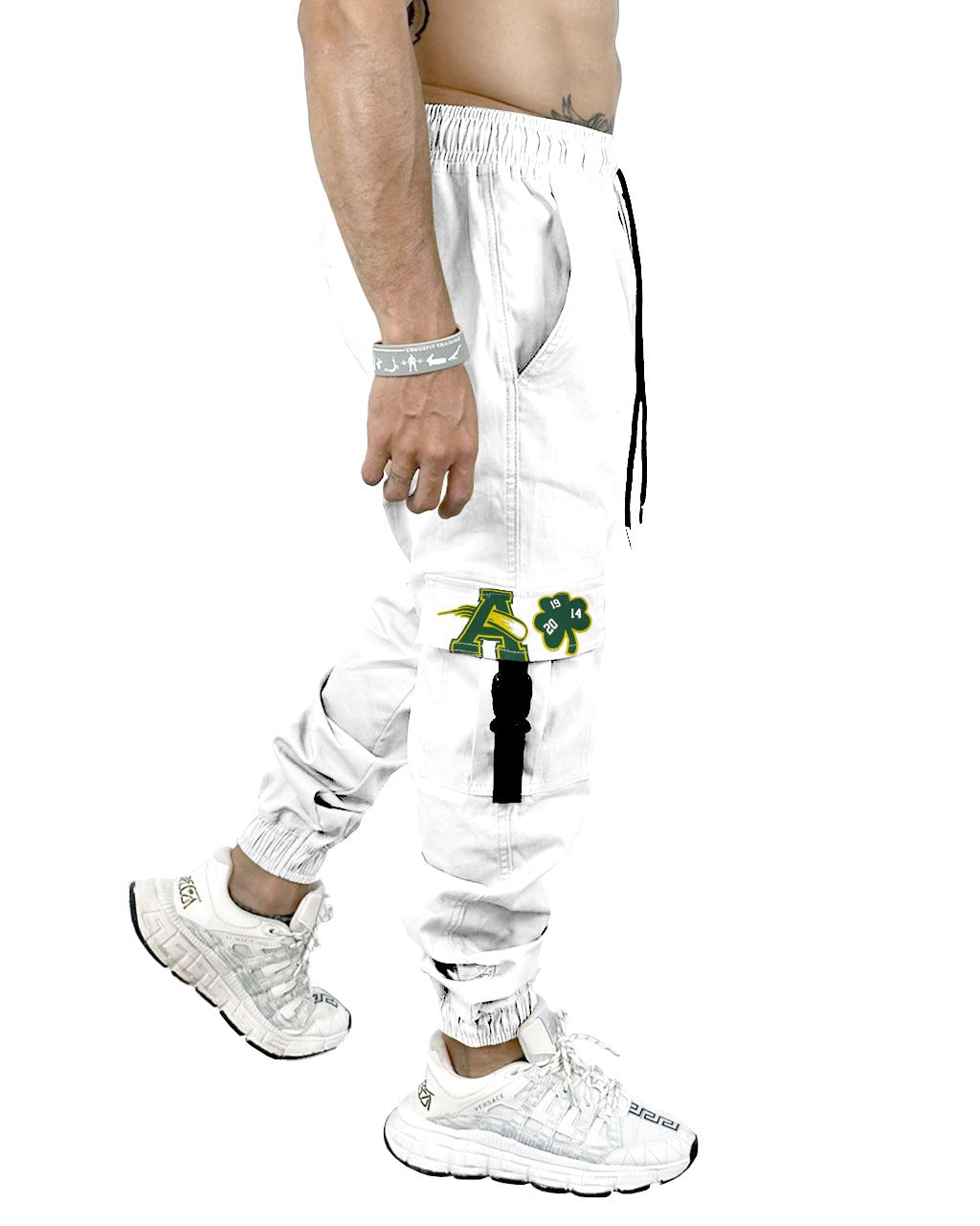 Jogger Blanco Estampado #5