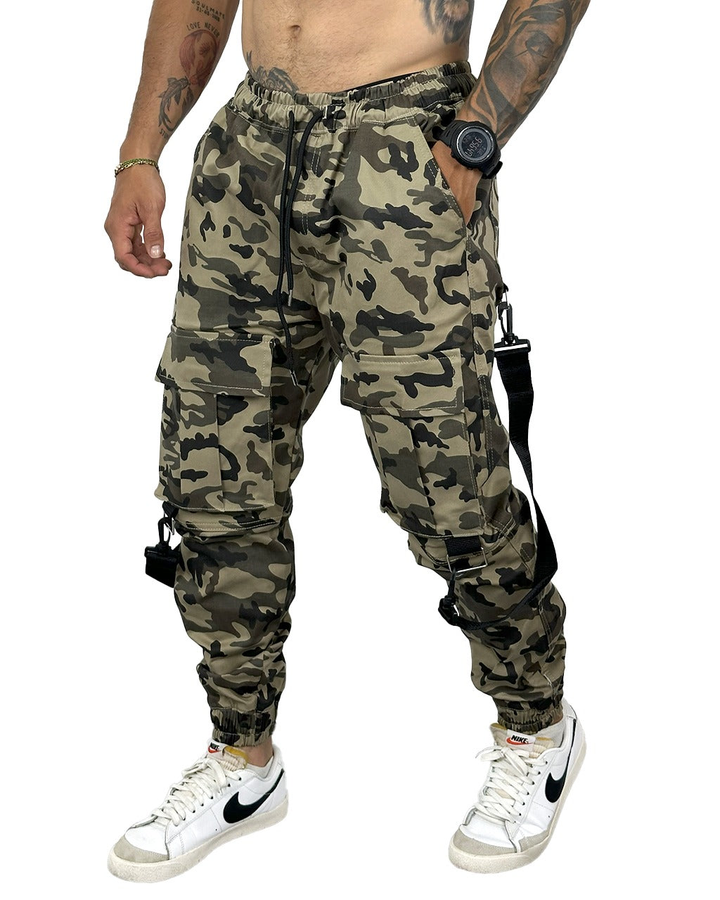 Jogger Tiras Militar