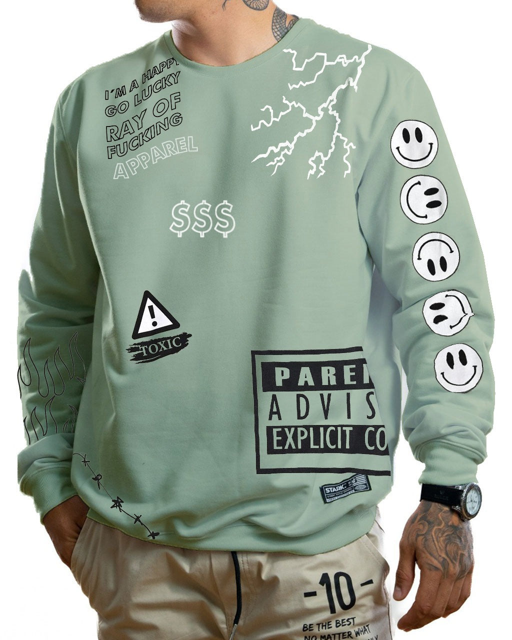 Buzo Toxic Verde Claro