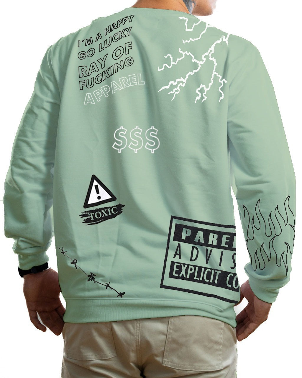 Buzo Toxic Verde Claro