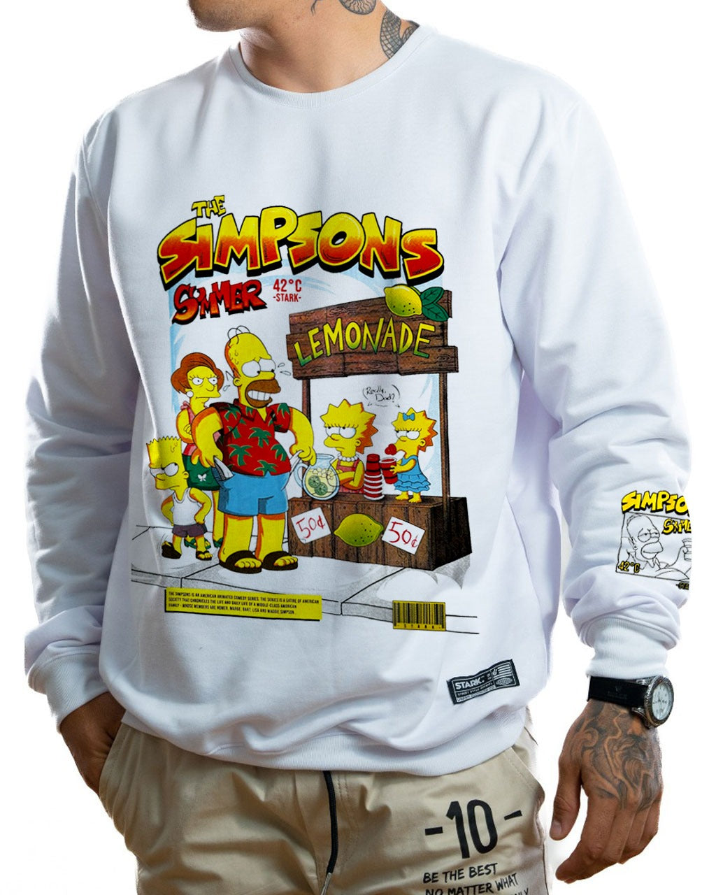 Buzo Blanco The Simpsons Summer