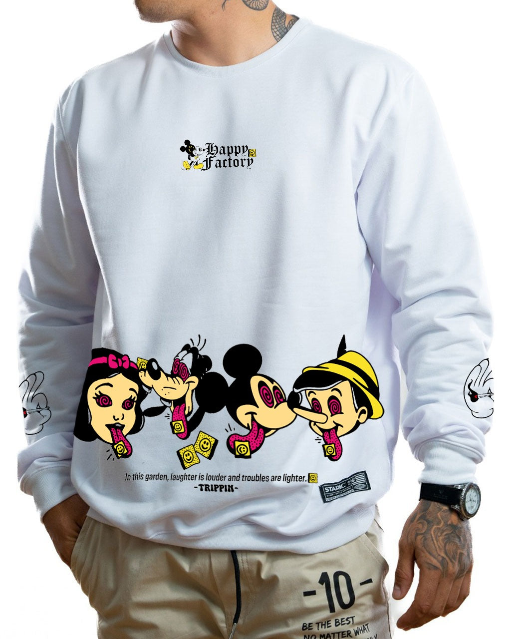 Buzo Blanco Happy Factory